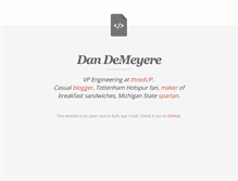 Tablet Screenshot of dandemeyere.com